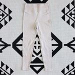 Aerie Offline by  High Rise Seamless Ribbed 7/8 Leggings in Oat Small Photo 5