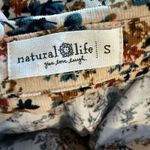 Natural Life  Corduroy Shirt Women’s Small Tan Floral Western Rodeo Cowgirl Warm Photo 4