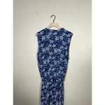 Soft Surroundings  Nahla Blue & White Print Sleeveless Jumpsuit Pockets Size 2X Photo 7