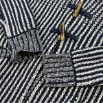 Gap  Women’s Textured Toggle-Front Long Cardigan Cable Knit Sweater in Navy S Photo 9