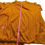 Anthropologie Maeve Rafela Surplice Wrap Sweater Orange V-Neck Women's Size M Photo 5