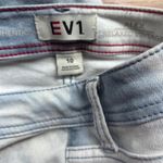 EV1 Jeans Alex Relax Vintage 10 Tie Dye Blue White Denim Stretch Distressed Boho Photo 6