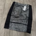 Lucy Paris  Elegant Black and Silver Skirt Photo 5