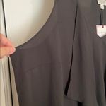 Bisou Bisou Black Ruffled Tank Blouse Photo 2