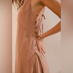 Free People  Emmers Linen Midi Dress Tuscany Photo 2
