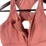 Yvette High Support Front Zip Sports Bra Rose Pink Workout Active Size XL – NWT Photo 5