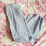 Zac and Rachel light blue striped pleated trousers Size 10 Photo 3