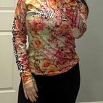 Reel Wicked Floral Fishing Performance Long Sleeve Shirt Size Small Multi Photo 3