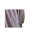 Duluth‎ Trading Womens Size M 1/2 Button High Neck Striped Long Sleeve Tunic Top Size M Photo 6
