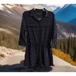 Banana Republic Chic   Sz 4 Tie‎ Waist Confetti Geometric Romper BOHO SWEET Photo 1