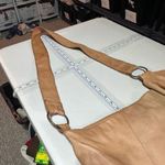 Old Navy Vintage Y2K Leather Large Tan Satchel hobo Bag Purse Single Strap Boho Photo 5