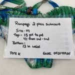 Rampage  multicolor halter style beaded‎ bikini, size medium Photo 13