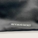 Victoria's Secret Black Fringe Vegan Large Cinch Knapsack Bag Backpack Photo 2