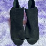 Antonio Melani Black Suede Chunky Textured Block Heel Women’s Ankle Bootie 9M Photo 2