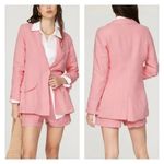 DL1961  Pink‎ Linen Blazer Size M Photo 12
