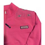 Vineyard Vines Womens  sweatshirt pink 1/2 Zip Stripe SHEP SHIRT Medium M Photo 1