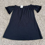 NWT Brooke Mille Women's Black off‎ the shoulder top size small Photo 0