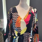 Women’s Summer Casual Tunic Dress Long Sleeve V Photo 3