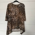 Clara Sun Woo Women’s One Size Leopard Stretchy Top Photo 2