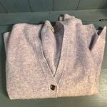 Loft  Lilac Lavender Knit Sweater Cardigan | Size XL Photo 15