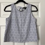 Banana Republic  Eyelet Pinstripe Sleeveless Top - Size XS Photo 23