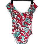 Trina Turk Womens Garden Bloom Off The Shoulder One Piece Swimsuit Multicolor 6 Photo 1