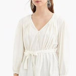 J.Crew New Point Sur pleated tie-waist top Photo 0