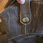 EWU Women's Grey Leather Ankle Boots Casual Western Style Low Heel Size 9 Gray Photo 2