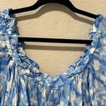 Faithfull the Brand  Smocked Willow Cropped Top in Blue Roos Tie Dye, Size S (4) Photo 8