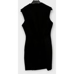 Helmut Lang HELMUT Moto Stretch Angle Zipper Poly-Blend Dress Size Medium Photo 3