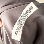 MM.LaFleur Rukmini Grey Split Neck Cap Sleeve Front Slit Sheath Career Dress 8 Photo 7