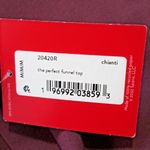 Spanx NWT The Perfect Funnel Top in Chianti Ponte Tee M Photo 1