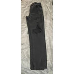 American Eagle  SZ 0 Black Comfort Stretch‎ Waistband Jeans Mom Jean Photo 4