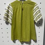 NWT Voy Green Puff Sleeve Top Size S Photo 4