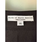 Birds of North America Black Linen Blend Honeycreeper Dress Size S Photo 7