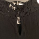 Kate & Mallory NEW Black Lace Cap sleeve top S Photo 5
