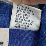 Vintage Liz Claiborne Dark Wash Denim Long Sleeve Button Up A Line Dress Size 4 Blue Photo 7