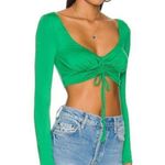 NWOT SUPER SEXY HOUSE OF HARLOW×REVOLVE YULIA CROP TOP IN GREEN SZ XL Photo 1