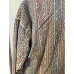 Vintage 90s Roper Western Blouse Made USA Southwestern Aztec Print Lace Trim Med Photo 11