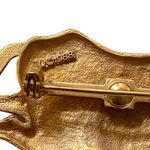 vintage JJ 1988 brooch pin gold Photo 3