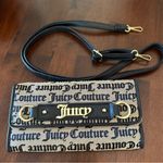 Juicy Couture Gothic Juicy Jacquard Wallet on a String Crossbody Purse EUC Photo 1