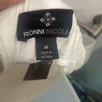 Ronni Nicole NWT Ivory Floral Lace Overlay Dress Photo 5