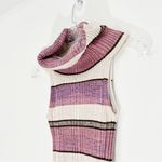 Free People  Carly Striped Cowl Neck Turtleneck Top Size XS Photo 4