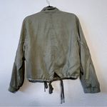 Young Fabulous and Broke Clara Boho Green Utility Bomber Jacket S Photo 3