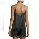 MINKPINK NWT V-Neck Strappy Black Boudoir Satin Slip Mini Dress Size M Photo 1