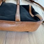 Fossil  Vintage Brown Leather Handbag Tote Bag Purse Photo 4