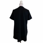 Topshop Black Slit Side High Low Top Blouse 10 Photo 2