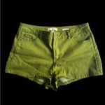 Nicki Minaj Nicky Minaj Mid-Rise Denim Green Short Shorts Size‎ 13/14 Photo 8