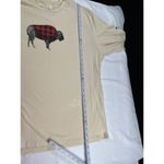 Columbia SKU 7689 Womens Beige Long Sleeve Buffalo Print T Shirt Size XL Photo 6