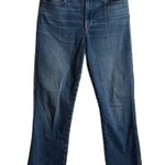 frame denim Le High Straight Raw Hem Crop Jeans Photo 2